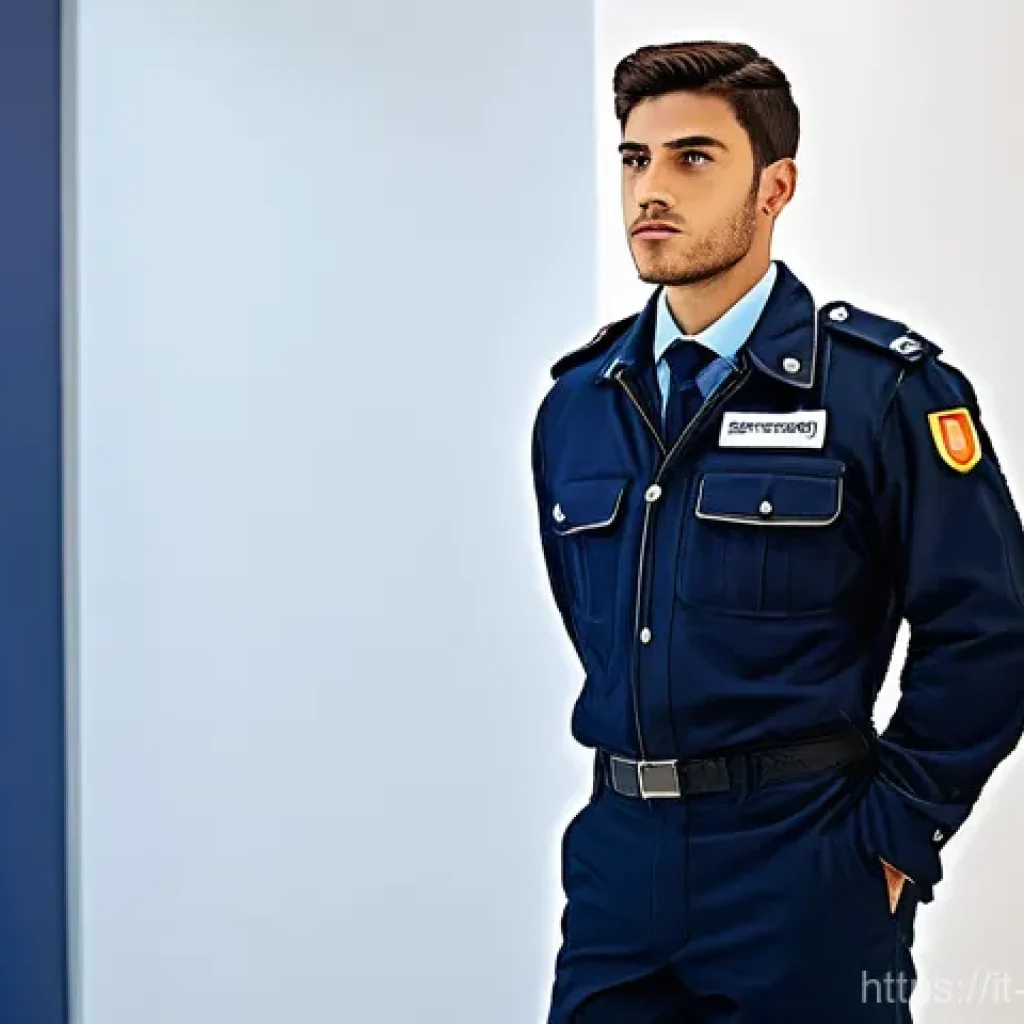 경비지도사로 성공한 사람들의 이야기 - **Prompt 1: The Aspiring Italian Security Professional**
    A young, determined Italian male securi...