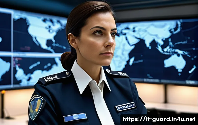 경비지도사 시험 중점 과목 분석 - **Prompt:** A highly professional Italian "Guardia Particolare Giurata" (GPG), a woman in her late 3...