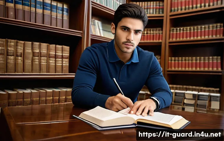 경비지도사 필기와 실기 병행 준비법 - **Prompt:** "A determined Italian aspiring Private Security Guard (GPG), depicted as a young adult o...