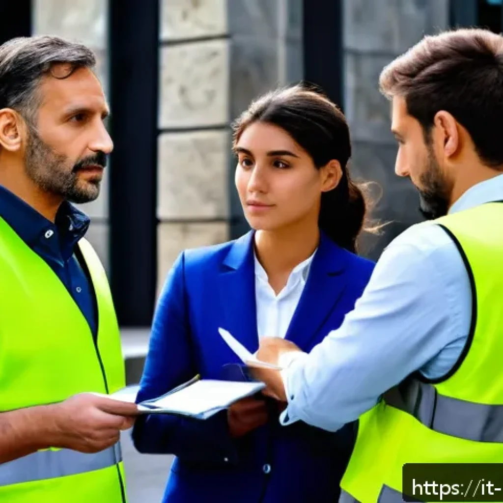 경비지도사 실무 경험이 시험에 미치는 영향 - A professional security training session in Italy, showing a diverse group of adult candidates weari...